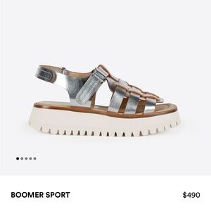 Labucq Boomer Sport Silver Sandals Size 40 
Brand New in Box